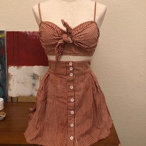 Free People One two piece dress set